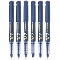 4 Penne A Sfera Pilot V7 - Inchiostro Liquido 0.7mm, Nero, Scrittura Fluida E Precisa - Foto 7