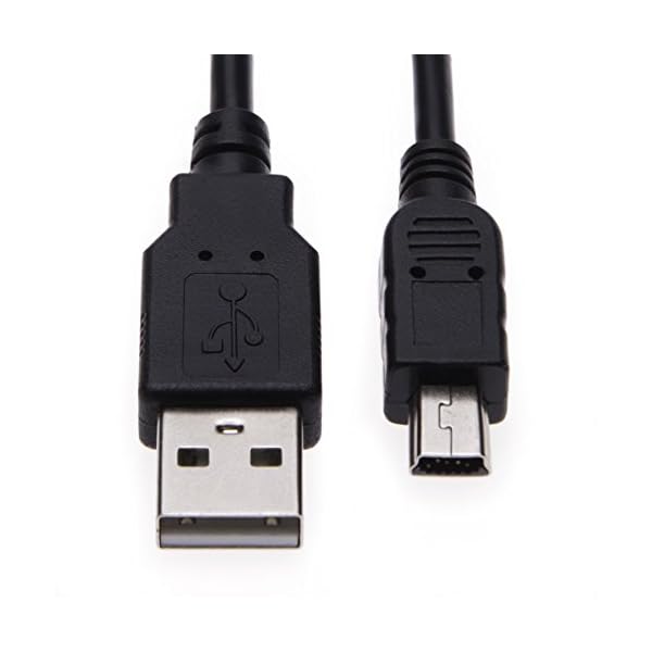 Mini USB Cable Mini USB a USB A 2.0 Macho Transferencia de Datos Cargador Compatible con Canon PowerShot Series: SX60 HS… - Image 3