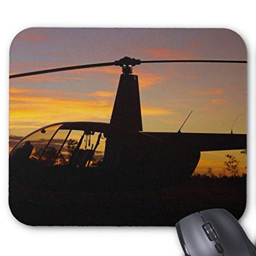 Preisvergleich Produktbild Robinson R44 Helicopter at Sunset Mouse Pad