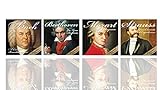 4 CD Classical Music Mozart Beethoven Bach Strauss - Johann Strauss