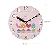 Decowall, WSC-038, LOVE Cupcake Wooden Wall Clock