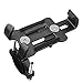 Produktbild JenNiFer 360 ° Rotation Aluminiumlegierung Motorrad Fahrrad MTB Lenker Telefonhalter - Schwarz