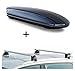 Produktbild Dachbox VDPMAA320 320Ltr abschließbar schwarz + Dachträger CRV107A kompatibel mit BMW Serie 5 Touring (F11) (5 Türer) 2010-2017