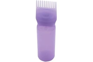 KODAA New Hair Dyeing Oil Treatment Shampooing Crème Bouteille d'huile Coloration Pinceau applicateur Dispensing infobulle 120ML Violet