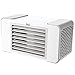 Produktbild bloatboy Kleiner Klimaanlage Lüfter, USB Lade Mini Tragbare Cool Cooling Klimaanlage, Kleinen Ventilator Luftkühlung Kühlschrank Für Schlafzimmer-Lüfter Büro Desktop Haushaltsbüro (Silber)