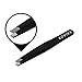 Premium Stainless Steel Slanted Precision Tweezer with Holder Case by Kovira - Professional Lightweight Tweezer Best for Eyebrow Plucking, Ingrown Hairs, Eyelash Application and Removing Splinters
