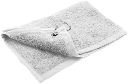 Jassz Plain, Premium Golf Towel (550 GSM) (One Size) (White)