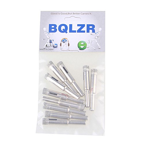 BQLZR 8mm Diamant Loch Keramik Glas Schneider 10er Pack - 7