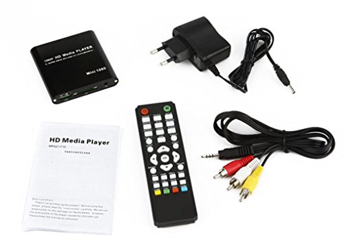 Sannysis 1080P Mini HDD Media Player MKV / H.264 / RMVB HD mit HOST USB / SD-Kartenleser - 2
