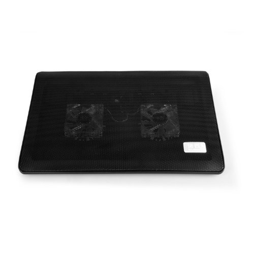 L112 Laptop-Kühler Laptop Cooling Laptop Külrippe Dual-Lüfter 70mm Lüfter blauen LED-Licht Laptop Cooling Pad - 2