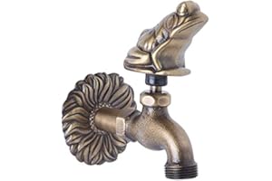 MONTSERRAT Robinet Jardin 1/2" Décoratif Grenouille avec raccord Tuyau