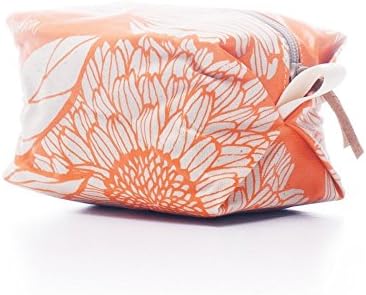 Tulisan Toiletry Bag  Orange-White