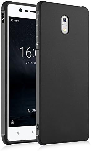 Nokia 3 Case Solid Color Business Series of Ultra-Thin Soft Shockproof Phone Case Cover for Nokia 3(Black)
