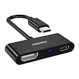 【4K@60HZ Resolución】Este adaptador de USB C HDMI admite resoluciones de hasta 4K (3840 * 2160) a 60Hz y permite una fácil conexión a monitores y proyectores, también compatible con 4K @ 30Hz, 1080p. Si su computadora es compatible con 4K @ 60Hz y su monitor / TV solo admite 4K @ 30Hz o 1080p, la salida es solo 4K @ 30Hz o 1080p.bríndale un mundo más clara y más suave,no te preocupes por la tardanza de transmitir video.