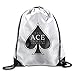 Produktbild Men&Women The Ace Family Durable Gym Drawstring Backpack White
