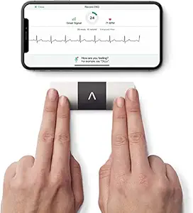 AliveCor KardiaMobile 6L ECG |FDA-Cleared | Wireless 6-Lead EKG | Detects AFib or Normal Heart Rhythm in 30 Seconds