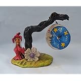 HÖLZERNE TISCHUHREN HEXE-BLUME-SPHERE