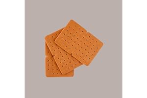 Biscotto Croccante al Cacao Grande Doppio 98x66mm per Biscotto Gelato Lucgel, 370 pz