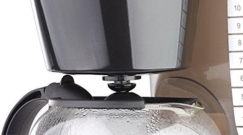 PEARL Kaffeemaschine KF-115 mit Mehrweg-Filter, 680 W, für 10 Tassen - 7