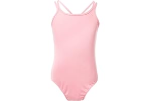IEFIEL Maillot de Danza Clásico para Niña Body Ballet de Tirante Ajustado de Patinaje Deportes Leotardo Gimnasia Rítmica Disfraz de Bailarina 3-14 Años