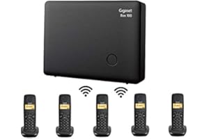 PANAFONIC Mini Centralita Gigaset con 5 teléfonos Inalámbricos