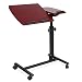Produktbild Yahee Laptoptisch Laptop Notebook Netbook Tisch auf Rollen verstellbar (59cm x 34.5cm)