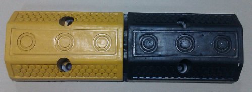 Einzel Gummi Parkplatzbegrenzung für Parkplätze und Garagen 50x16x8cm - 3