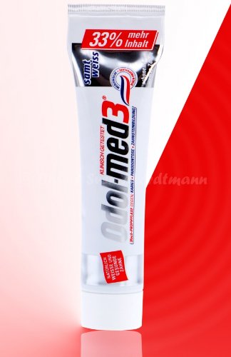 Preisvergleich Produktbild Odol-med3 Samtweiss Zahncreme Zahnpasta 100ml (O15)