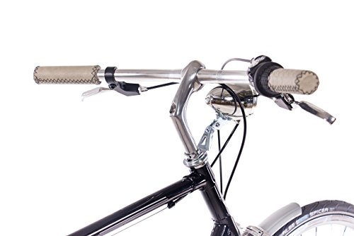 28″ Zoll NOSTALGIE CITYRAD CITY BIKE HERRENRAD CHRISSON VINTAGE CITY GENT N3 mit 3 Gang SHIMANO NEXUS schwarz 2017 - 5