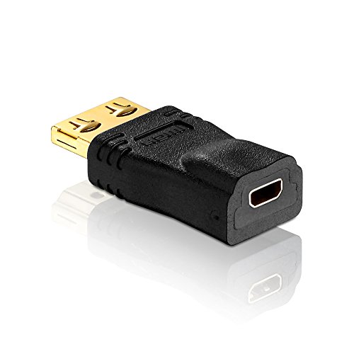PureInstall PI085 HDMI-A Stecker auf Micro HDMI-D Buchse Adapter - Auflösungen bis auf UltraHD / 4K / 2160p