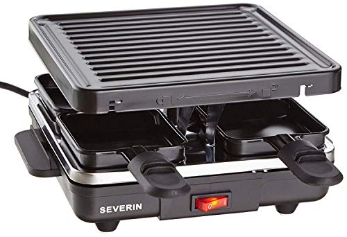 SEVERIN Mini Gril Raclette, 600 W env., Inclus : 4 Poêlons, RG 2686 (Reconditionné)