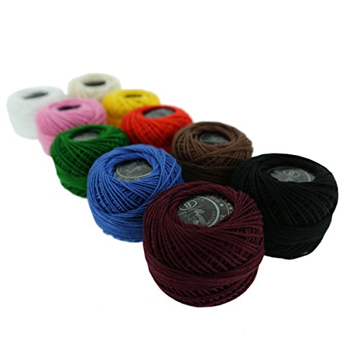 475 yards buntes Nähgarn aus Baumwolle von Kurtzy TM - 2