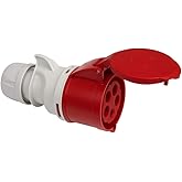 Kopp 182600009 CEE Female 5 Pin 32 A 400 V Red