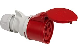 Kopp 182600009 Prise CEE 5 broches 32 A 400 V Rouge