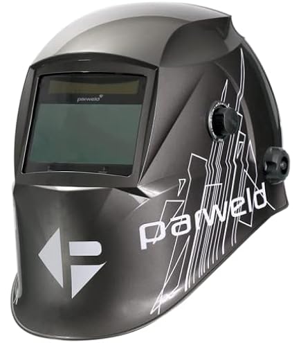 Casco Per Saldatura Automatica HBM Modello 13 - Fiamme Rosse - Foto 3