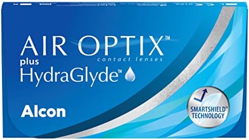 Air Optix Plus HydraGlyde Lenti a Contatto Mensili, 6 Lenti, BC 8.6 mm, DIA 14.2 mm, +6.5 Diopt