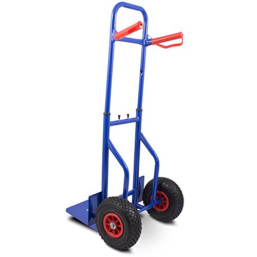 BITUXX® Sackkarre klappbar 200kg mit Luftbereifung Transportkarre Stapelkarre Handkarre Teleskopkarre Verstellbar - 4