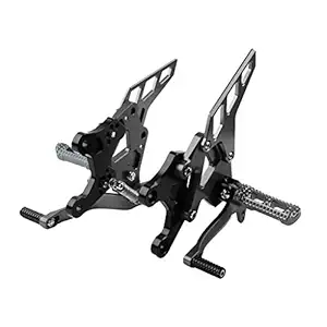 Trendy Retail Alloy Motorcycle Gray Footrests Footpegs Bracket For Kawasaki Z900 2017 Atv