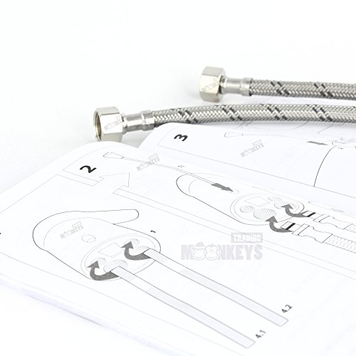 Waschtischarmatur Wasserhahn Waschbeckenarmatur Einhebelmischer Küche Bad Chrom - 5