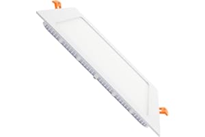 LEDKIA LIGHTING LED Recessed Spotlight Flat 20 W Square SuperSlim Cut-Out 215 x 215 mm 4000 K Neutral White