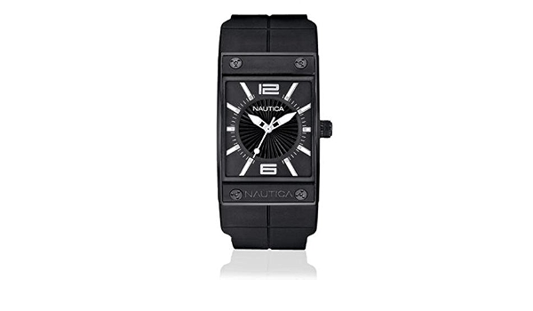 NAUTICA Orologio a23514l nero CLIPPER rubber black watches reloj montre :  Amazon.it: Orologi