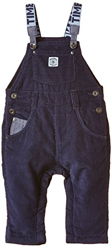 Timberland Baby-Boys T94622 Velvet Dungarees, Blue (Navy), 6-9 Months (Manufacturer Size:09 Months)
