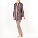 Le Chat Womens Basic Fleece Loungewear Jacket Brown Size 10