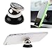 Produktbild Yihya Einstellbar KFZ Handyhalter Universal Magnetic Car Mount Kit Sticky Stand Holder für Apple iPhone,Samsung Galaxy,LG,Sony,HTC,Nexus und alle Smartphones & GPS Devices--Schwarz