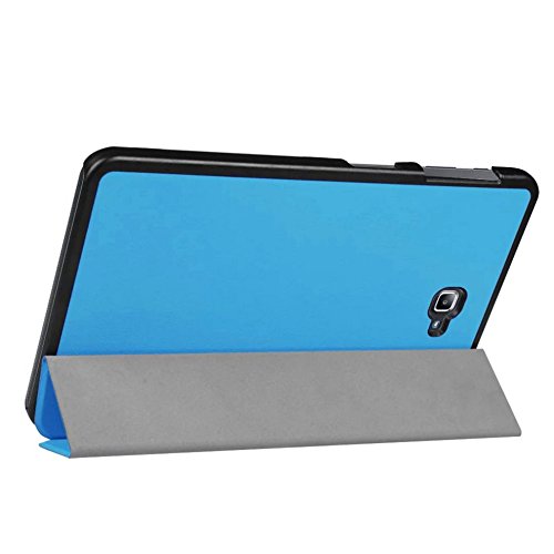 Tasche für Samsung Galaxy Tab A SM-T580 SM-T585 10.1 Zoll Schutz Hülle Flip Tablet Cover Case (Hellblau) NEU - 2