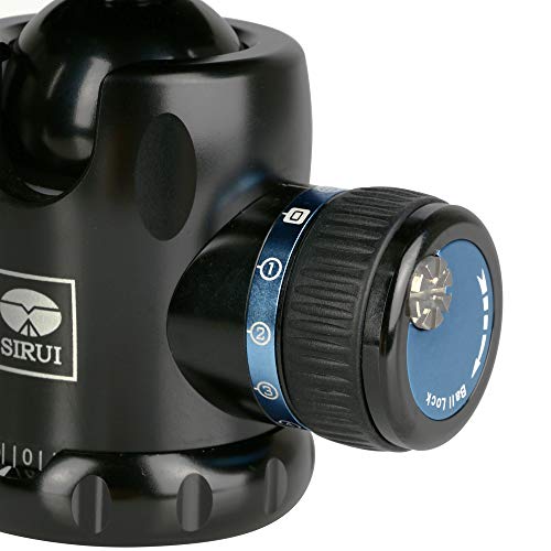 Sirui K-10X - Rótula para trípode (33 mm), Negro