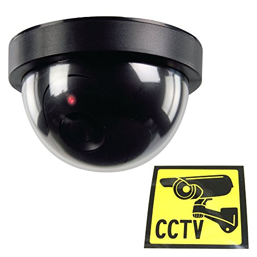 Ex-Pro® Silber Schwarz Solar Akku Speed Dummy Fake-CCTV Sicherheit Kamera Kamera mit Solar Pannel für Blitz LED, IR-Flächenvorhang Ex-Pro® Silber Schwarz Solar Akku Speed Dummy Fake-CCTV Sicherheit Kamera Kamera mit Solar Pannel für Blitz LED, IR-Flächenvorhang