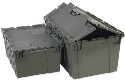 Round Trip Tote, 20 1/4" x 14 1/4" x 12 3/4" Gray - [PRICE is per CASE] by Shipping Supply