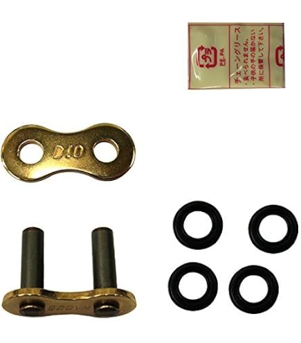 Catena DID 525ZVM-X Oro Per Moto - 122 Maglie Con Giunto A Rivetto, Gold & Gold, Alta Resistenza