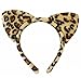 Womens Girls Cute Fancy Dress Leopard Print Cat Ears Hairband / Headband